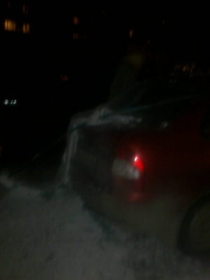 На улице Грибоедова в Рязани со стены дома обрушилась штукатурка